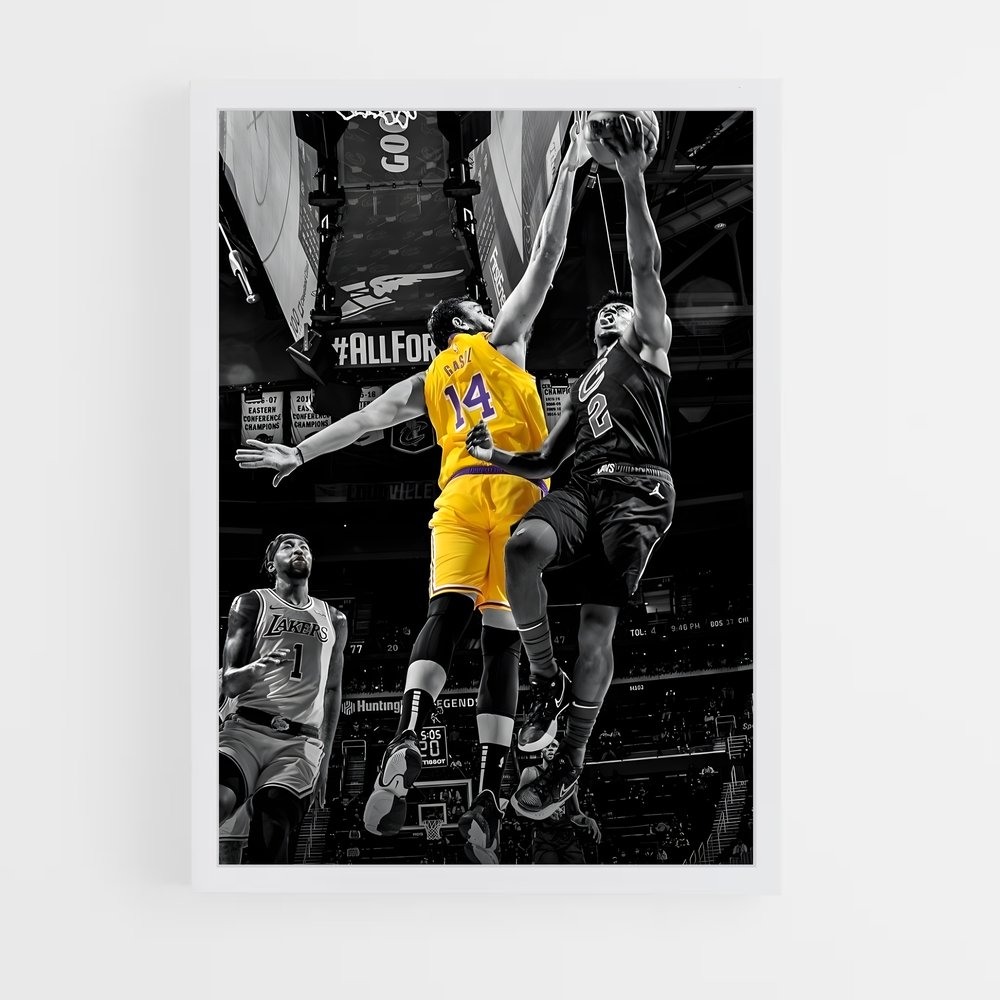 Poster Marc gasol – affiche Basketball (vue 3)